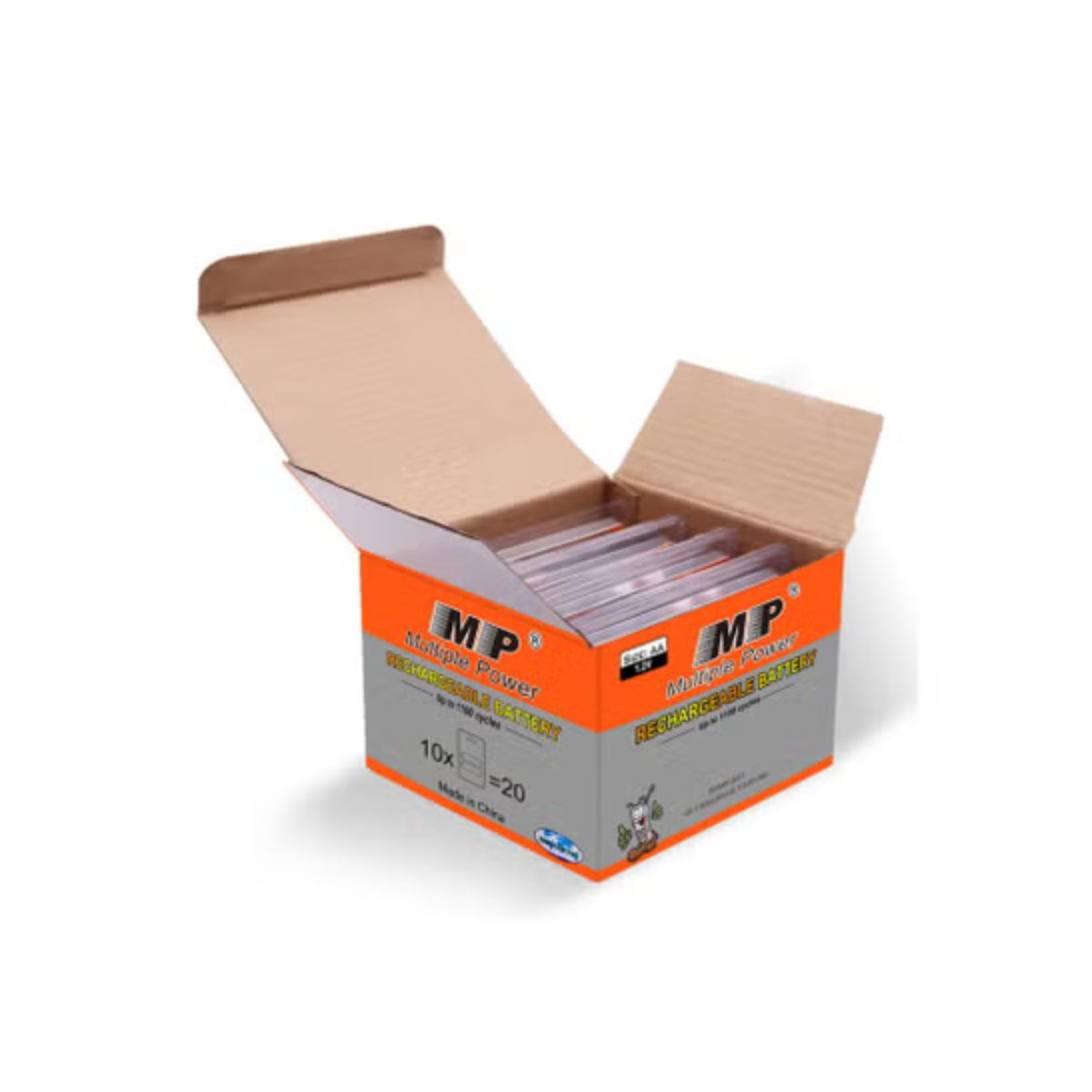 MP AA 2300mAh 1.2V Rechargeable Ni-MH Battery 2-Pack