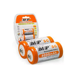 MP Sub-C 1.2V 4000mAh Rechargeable Ni-MH Battery 2-Pack