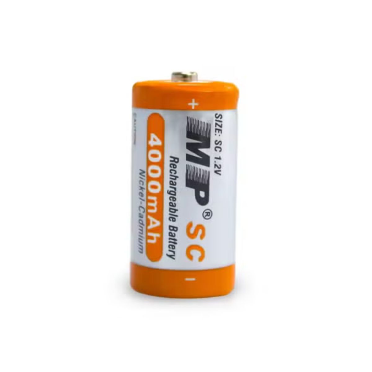 MP Sub-C 1.2V 4000mAh Rechargeable Ni-MH Battery 2-Pack