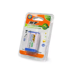 MP 9V 680mAh Lithium Rechargeable Battery – 1 Pack