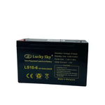 Lucky Sky 6V 10Ah Sealed Lead Acid Battery – Toy Car & Emergency Light Backup