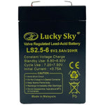 Lucky Sky 6V 2.5Ah Sealed Lead Acid Battery – Emergency Light Backup Battery