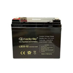 Lucky Sky 12V 33Ah Sealed Lead Acid Battery – Inverter, UPS & Solar Backup