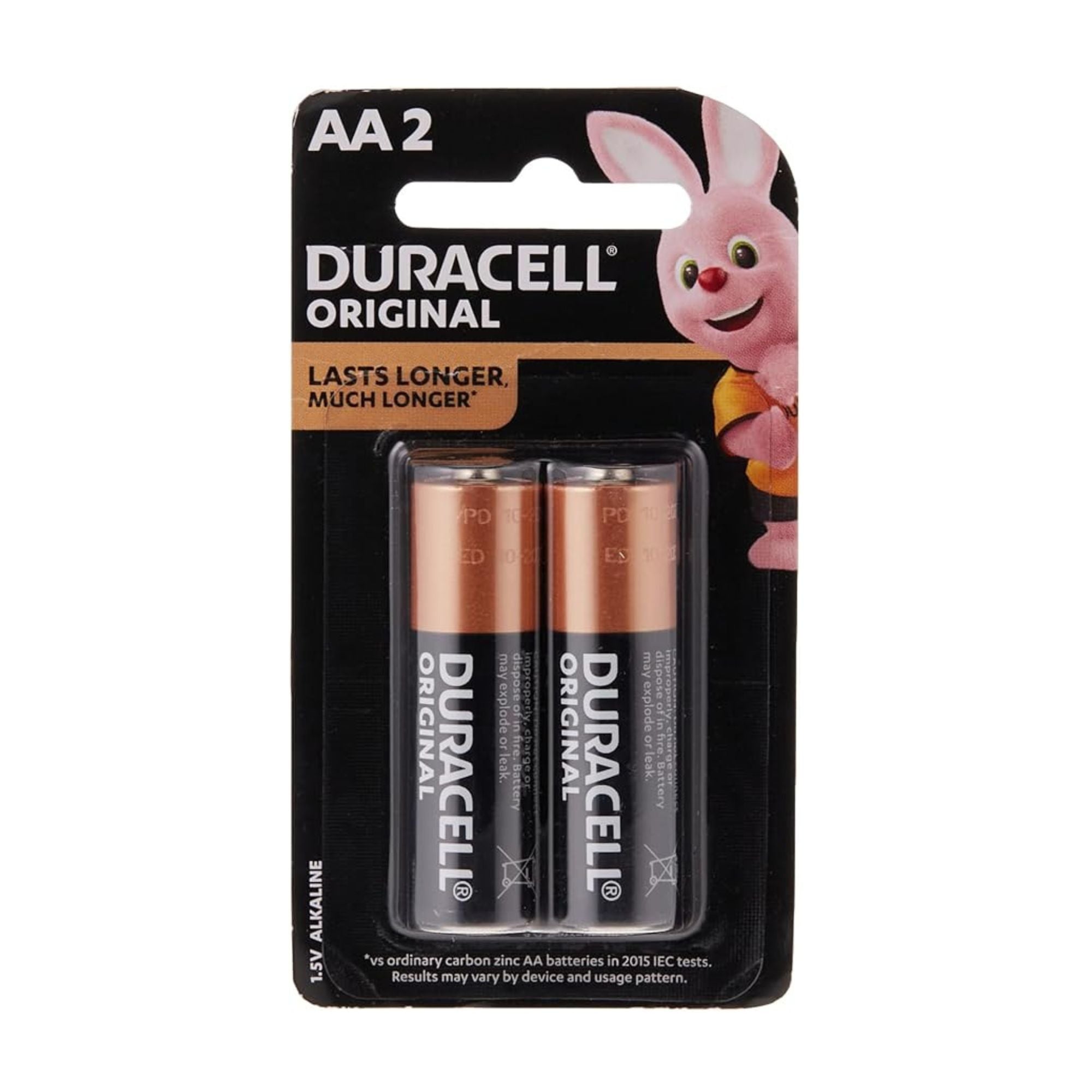 Duracell AA Alkaline Batteries – Pack of 2