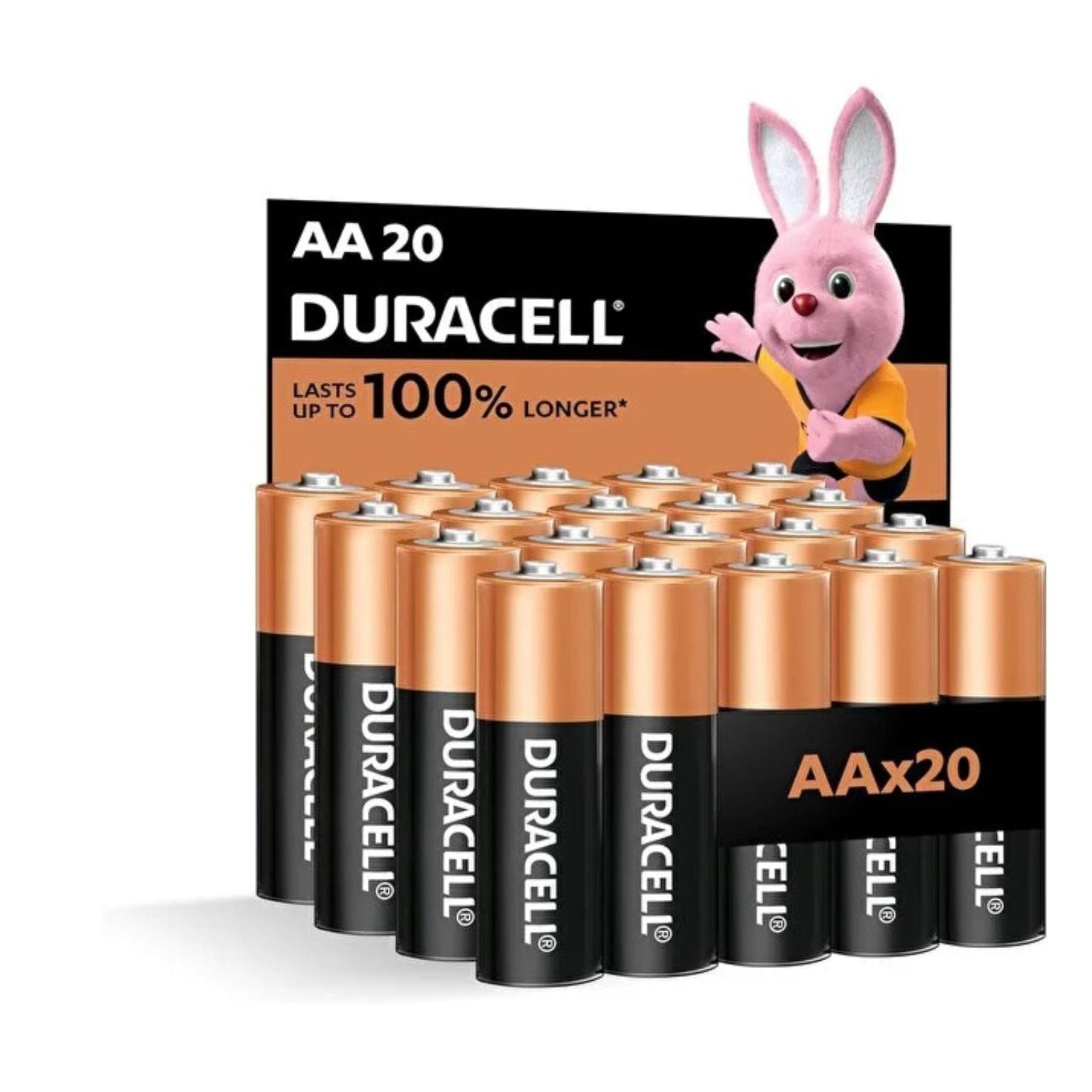 Duracell AA Alkaline Batteries – 20 Pack