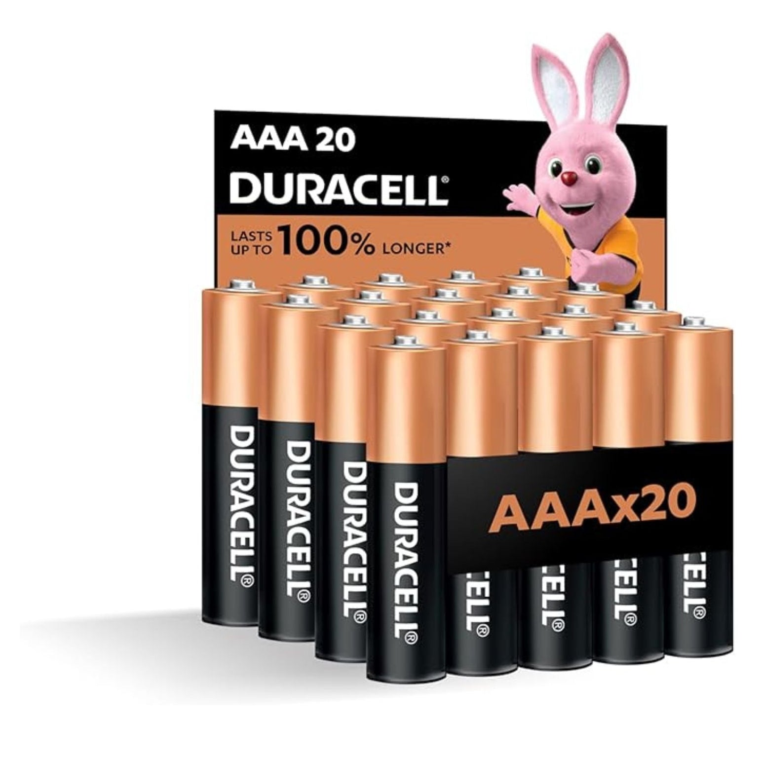 Duracell AAA Alkaline Batteries – 20 Pack