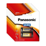 Panasonic 2CR5 6V Lithium Battery – Camera Battery Pack of 10