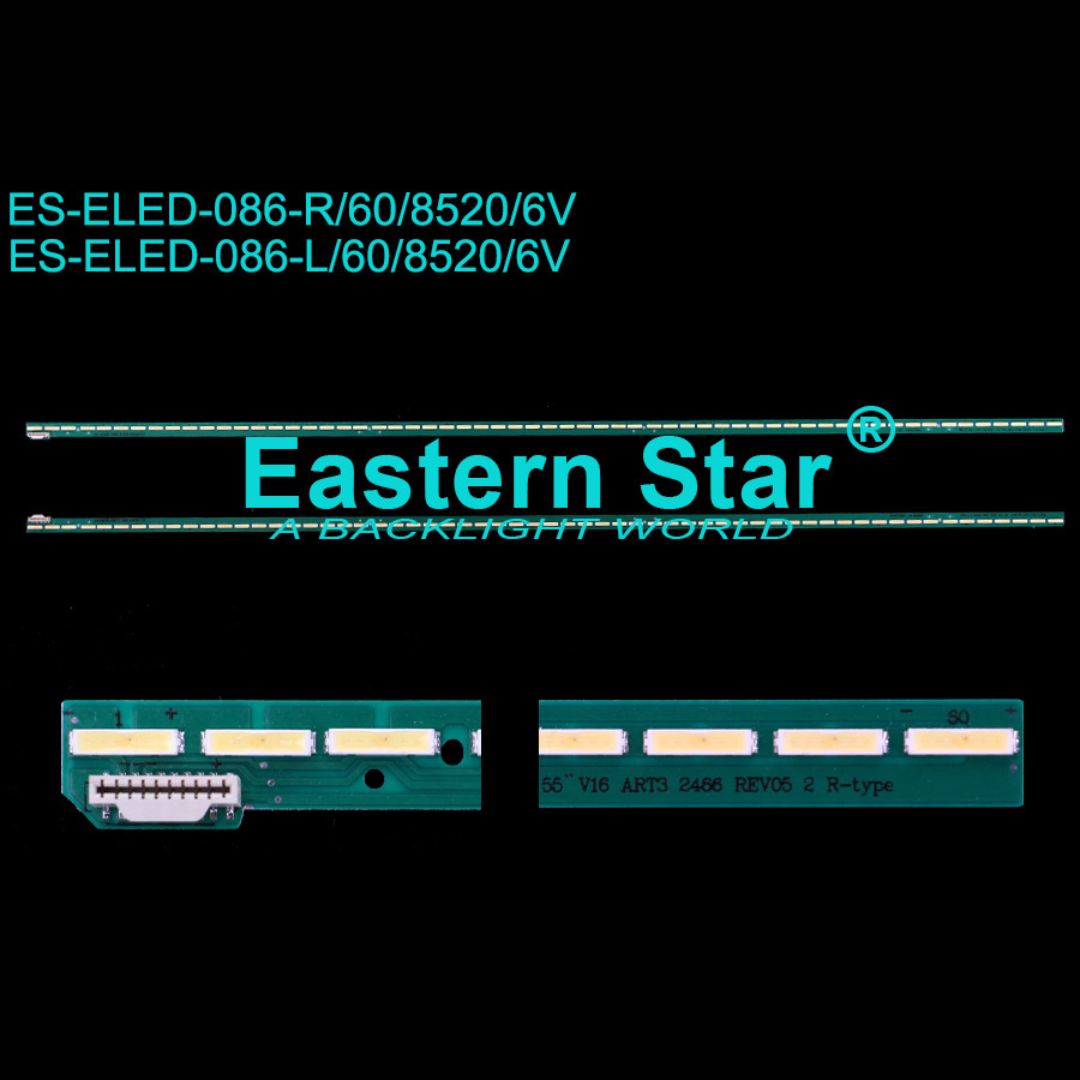 55 Inch LED TV Backlight Strip Replacement for LG – 60 LED 604mm L/R Type (ES-ELED-086)