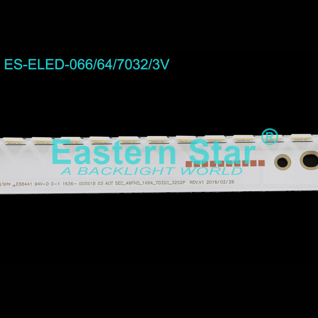 49 Inch LED TV Backlight Strip Replacement for Samsung – 64 LED 598mm (ES-ELED-066)