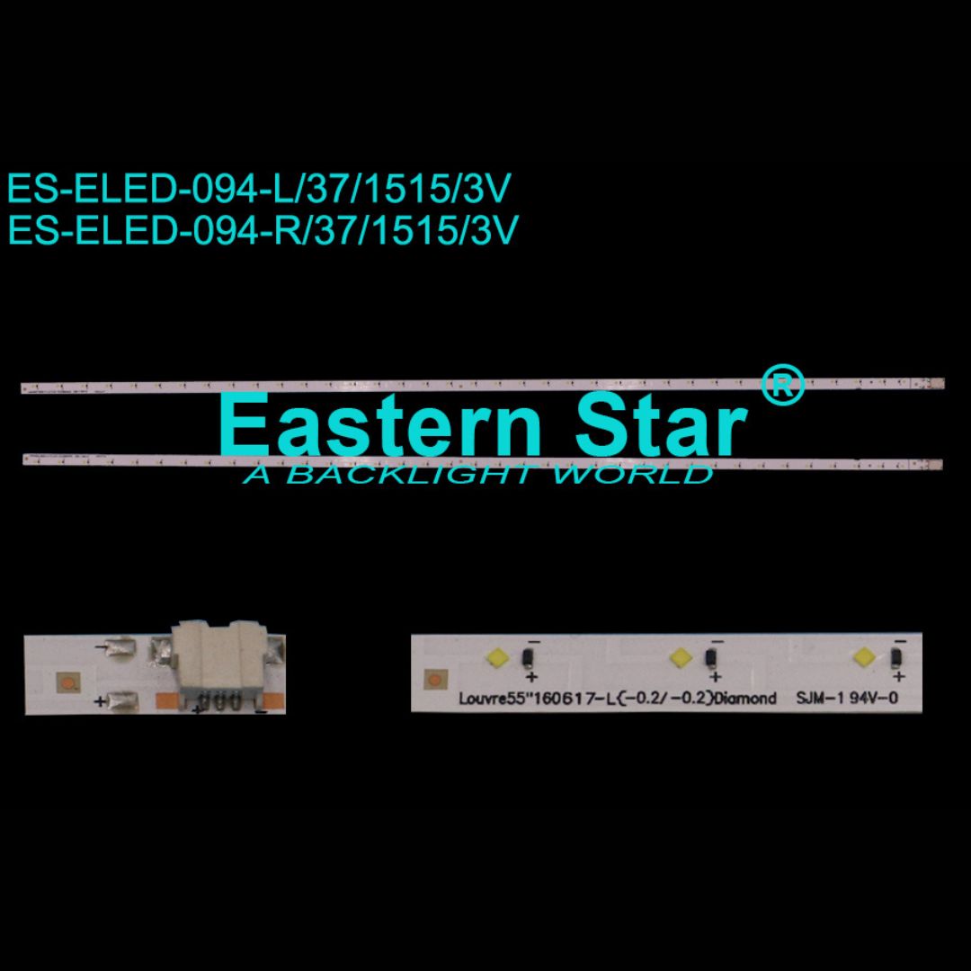 55 Inch LED TV Backlight Strip Replacement for Samsung – 37 LED 582mm L/R Type (ELED-094)