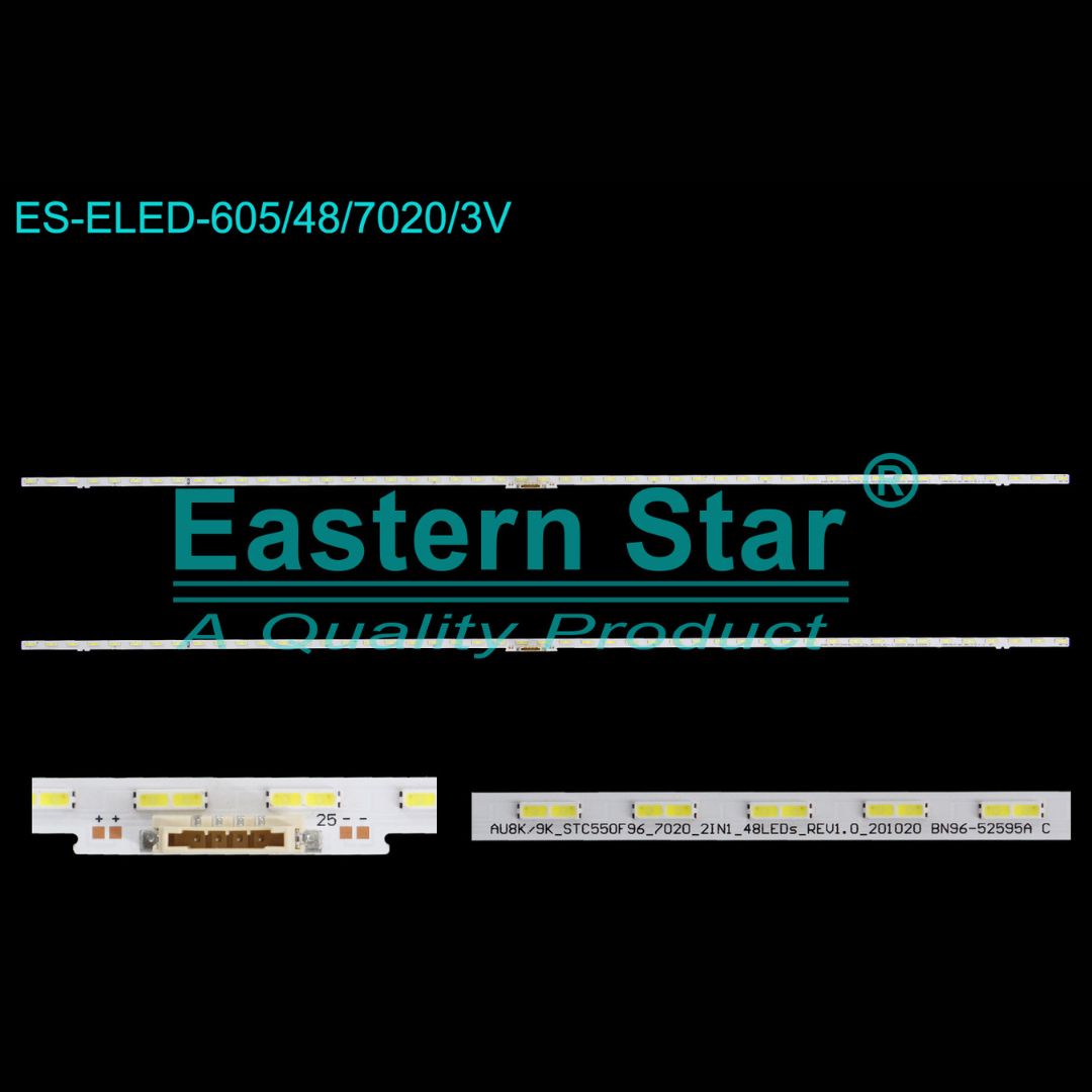 55 Inch LED TV Backlight Strip Replacement for Samsung – 48 LED 602mm 3V (ELED-605)