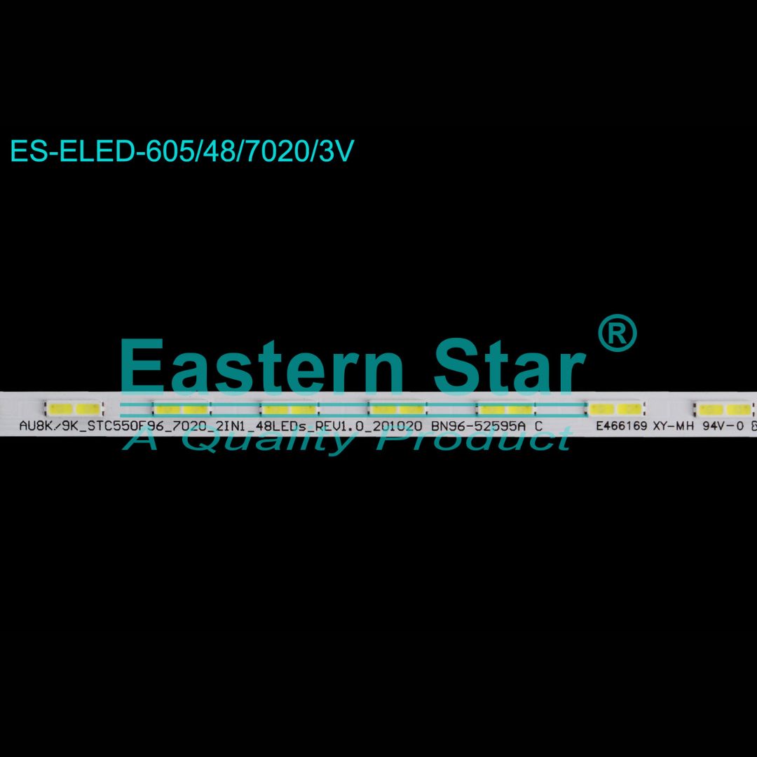55 Inch LED TV Backlight Strip Replacement for Samsung – 48 LED 602mm 3V (ELED-605)