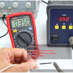 UNI-T UT33C+ Digital Multimeter AC/DC Voltage Resistance Continuity Tester with Temperature Probe
