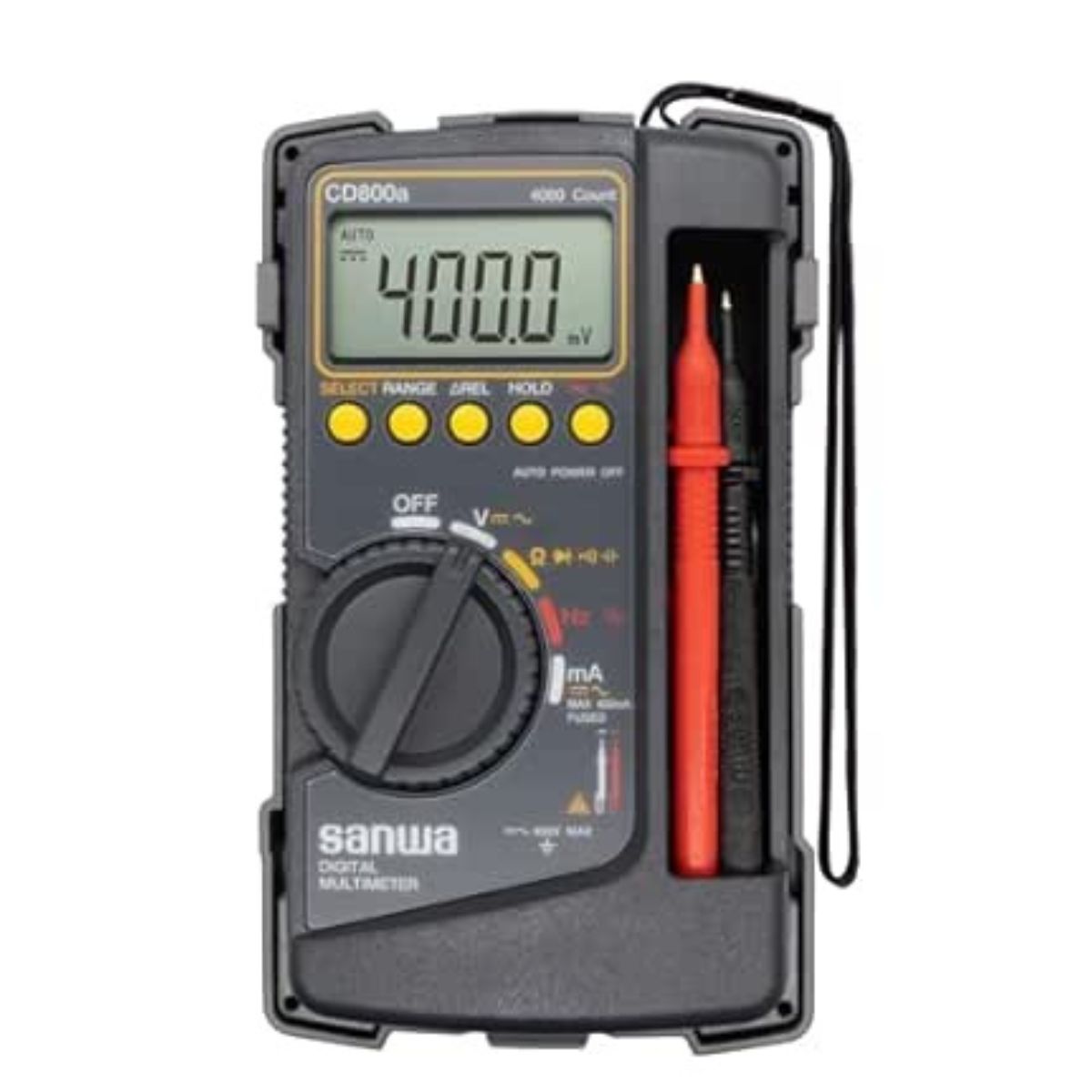 SANWA CD800a Digital Multimeter AC/DC Voltage Current Resistance Continuity Tester