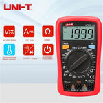 UNI-T UT33C+ Digital Multimeter AC/DC Voltage Resistance Continuity Tester with Temperature Probe