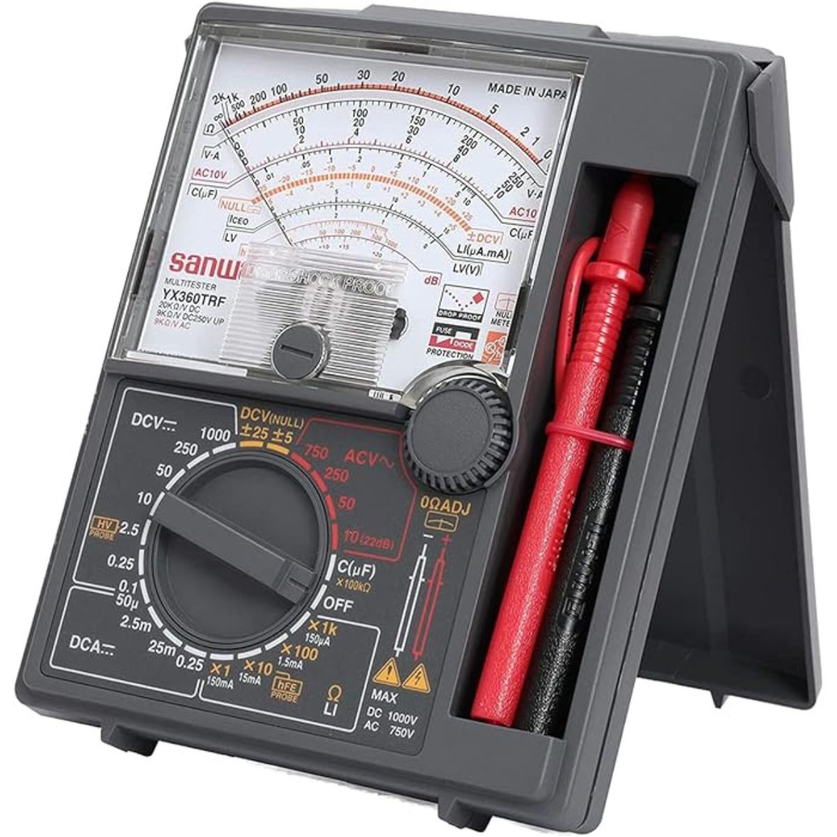 SANWA YX360TRF Analog Multimeter DC/AC Voltage Current Resistance Tester
