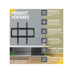 Fixed TV Wall Mount Bracket LS-64F for 40–80 Inch LED LCD TVs VESA 400×600 Ultra Slim
