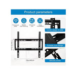 Fixed TV Wall Mount Bracket LS-45F for 26–65 Inch TVs, Slim Profile – VESA 400x400mm, Max Load 50kg