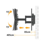 Tilting TV Wall Mount Bracket LS-CP602 for 32–80 Inch LED LCD TVs VESA 400×600
