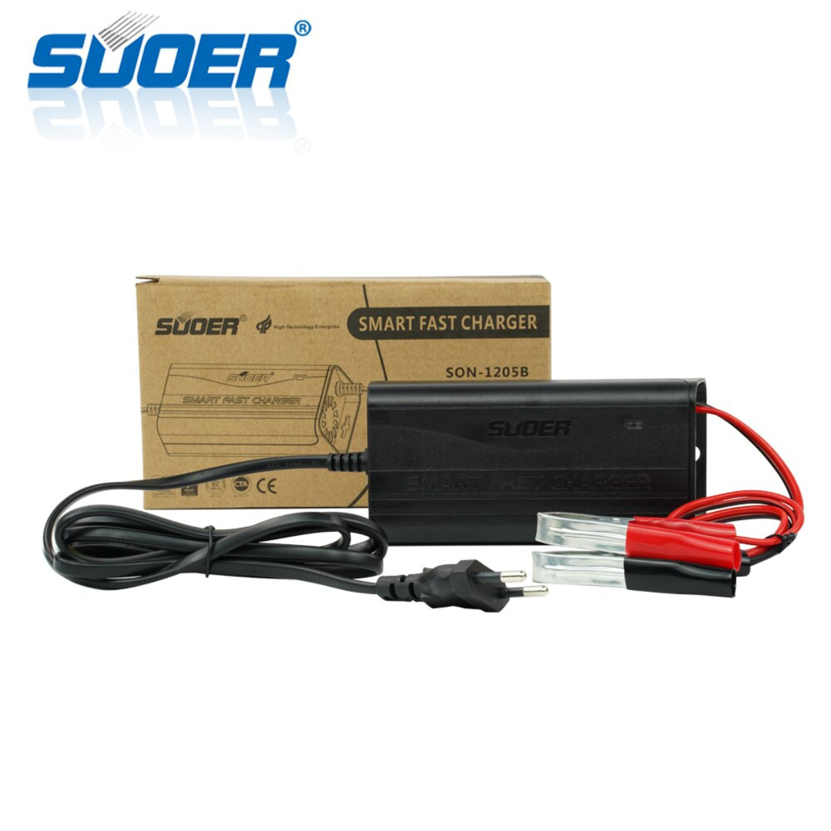 SODER 1205B 12V 5A Lead Acid Battery Charger Smart Automatic Charger