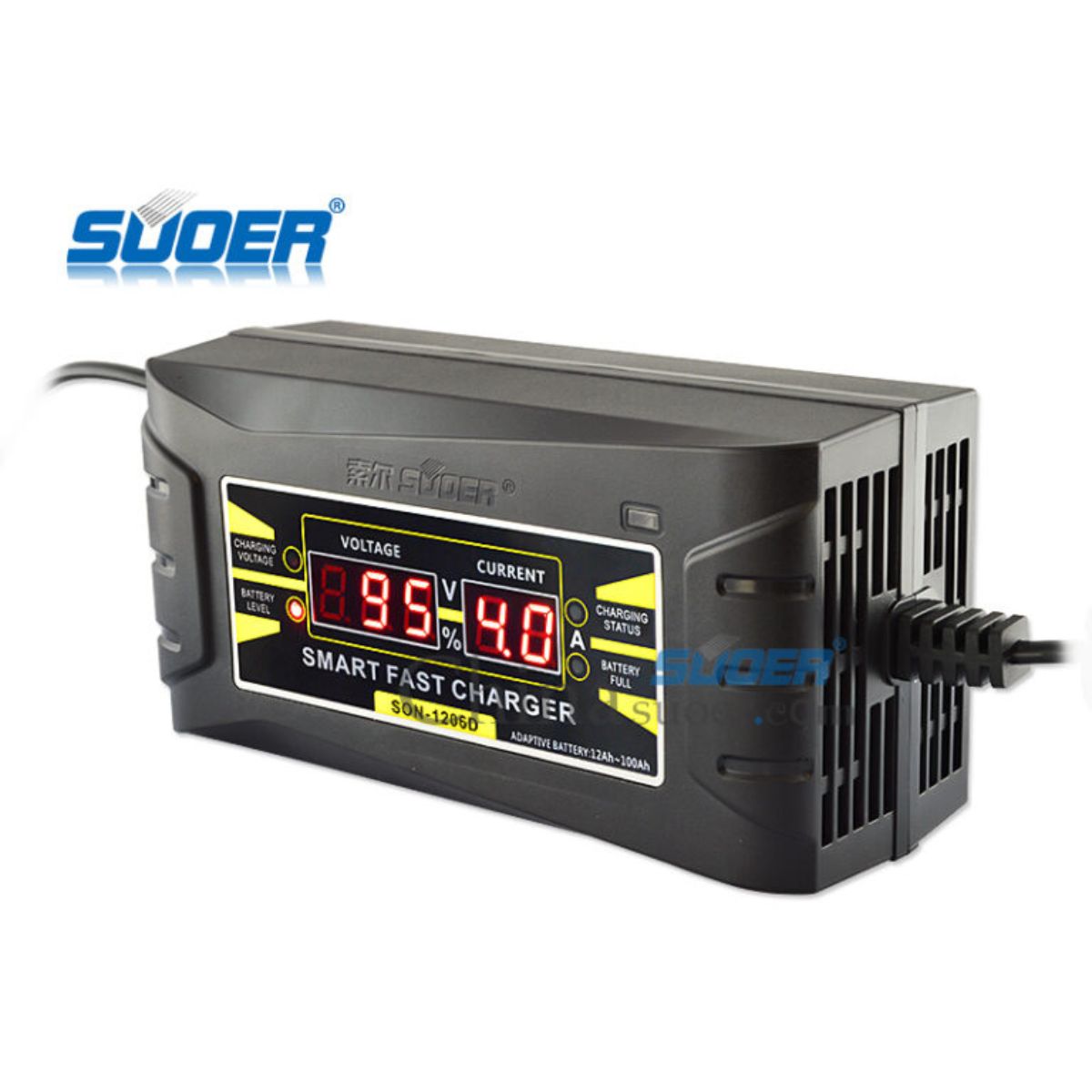 SODER 1206D 12V Automatic Lead Acid Battery Charger Smart Charger