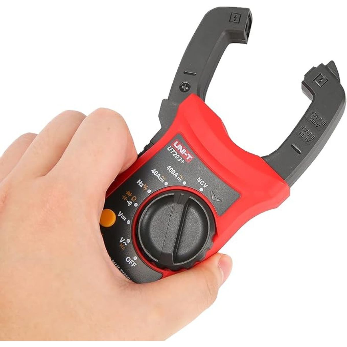 UNI-T UT203+ Digital Clamp Meter 600A AC Current Voltage Resistance Continuity Tester