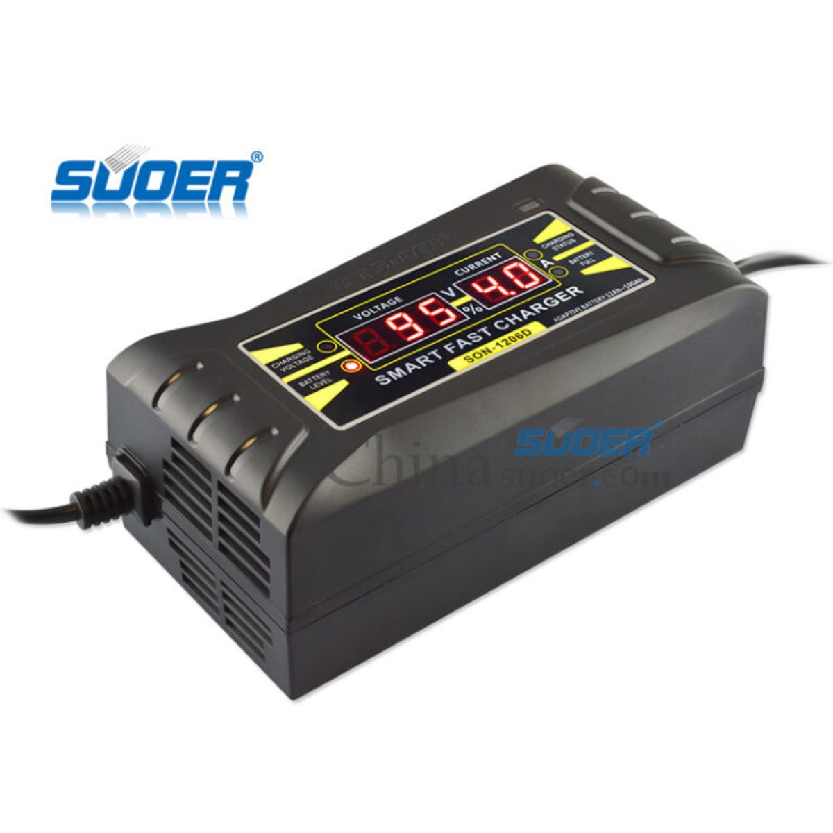 SODER 1206D 12V Automatic Lead Acid Battery Charger Smart Charger