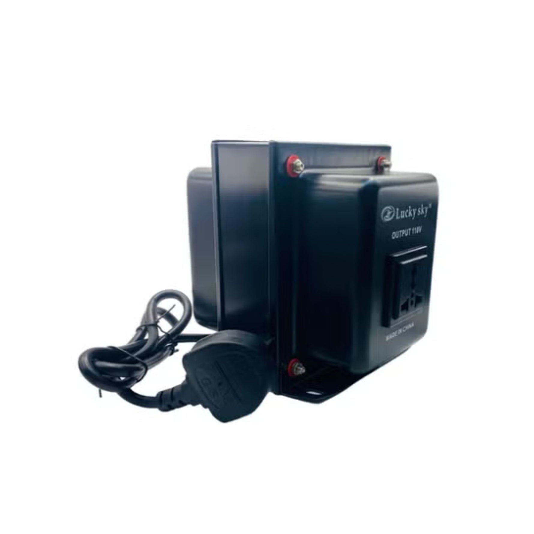 Lucky Sky 1000W Step Down Voltage Converter – 220V to 110V Transformer with UK 3-Pin Socket