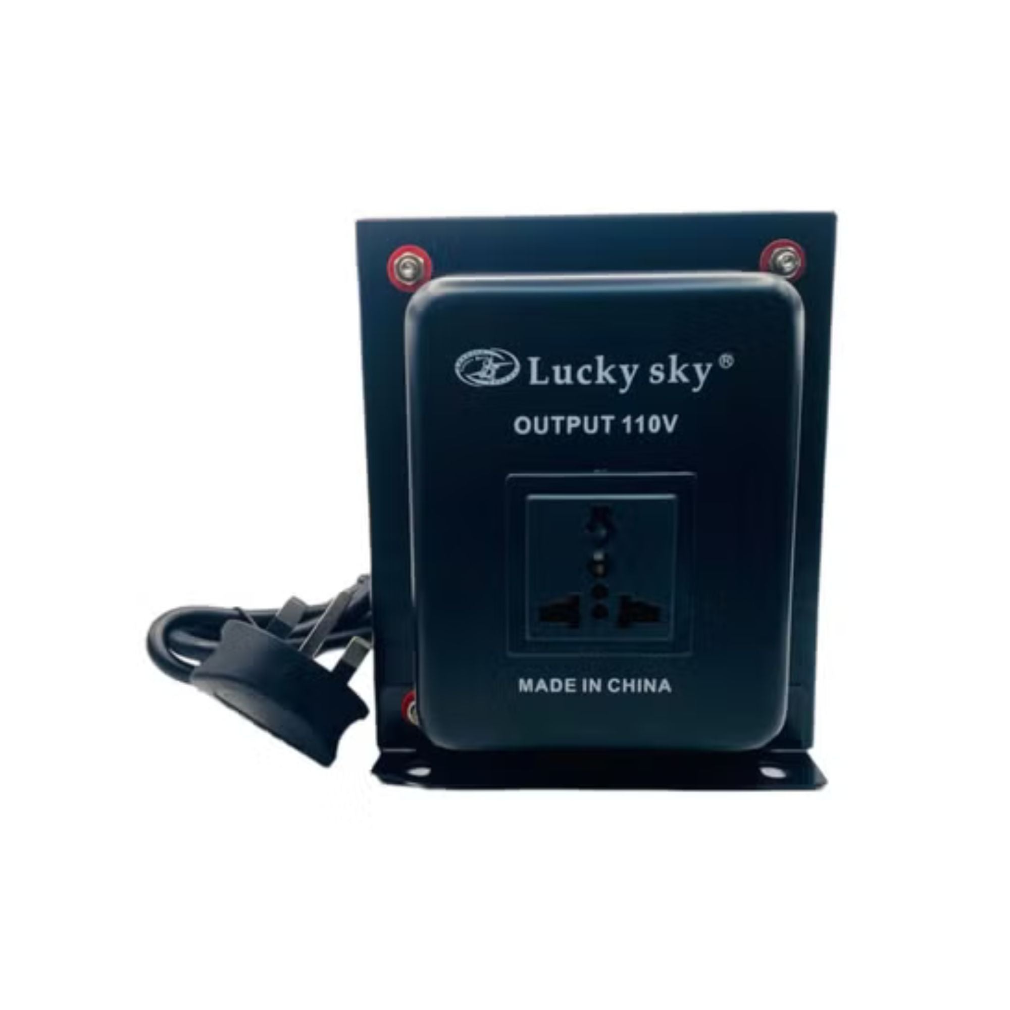 Lucky Sky 1000W Step Down Voltage Converter – 220V to 110V Transformer with UK 3-Pin Socket