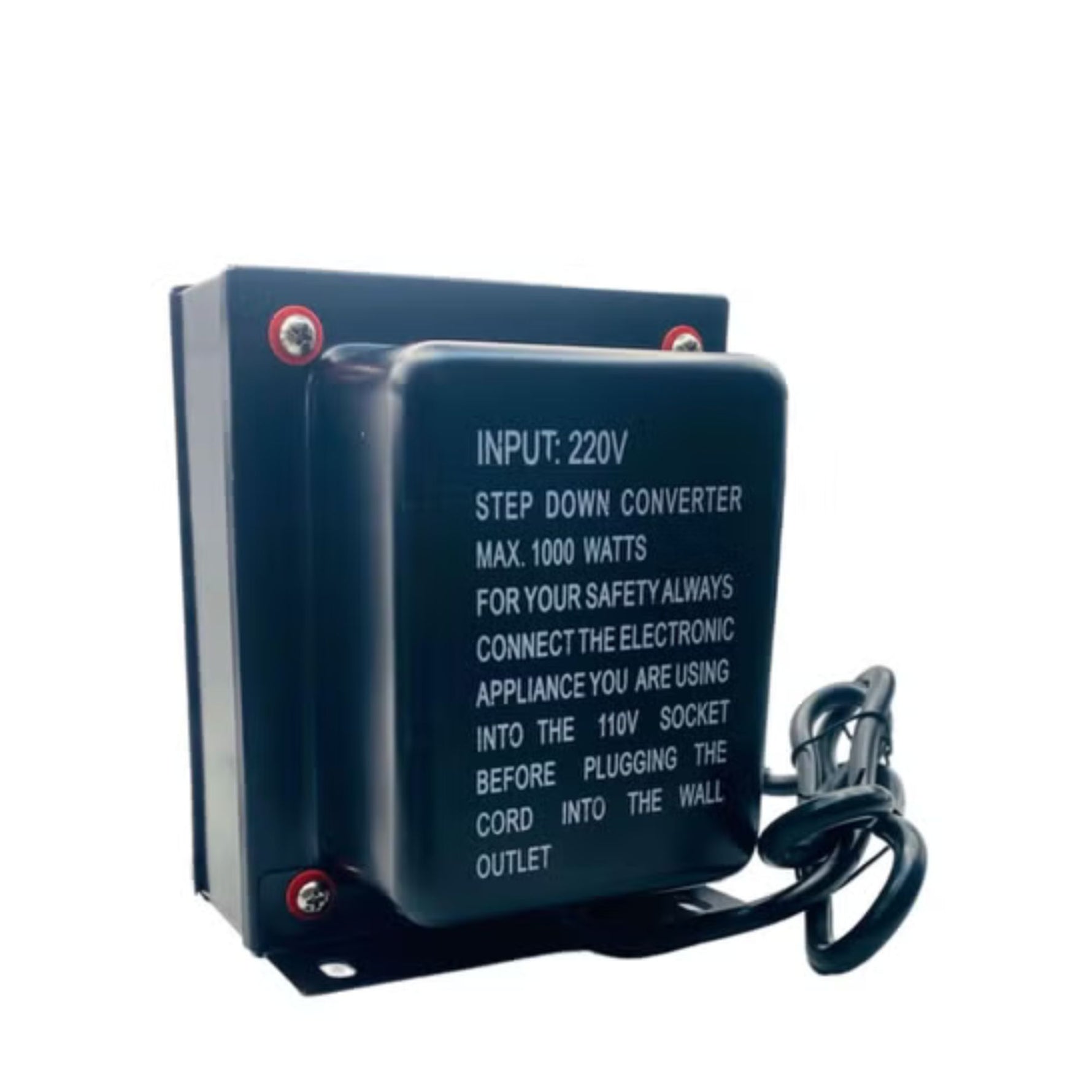 Lucky Sky 1000W Step Down Voltage Converter – 220V to 110V Transformer with UK 3-Pin Socket