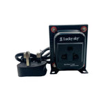 Lucky Sky 100W Step Down Voltage Converter – 220V to 110V Transformer with UK 3-Pin Socket